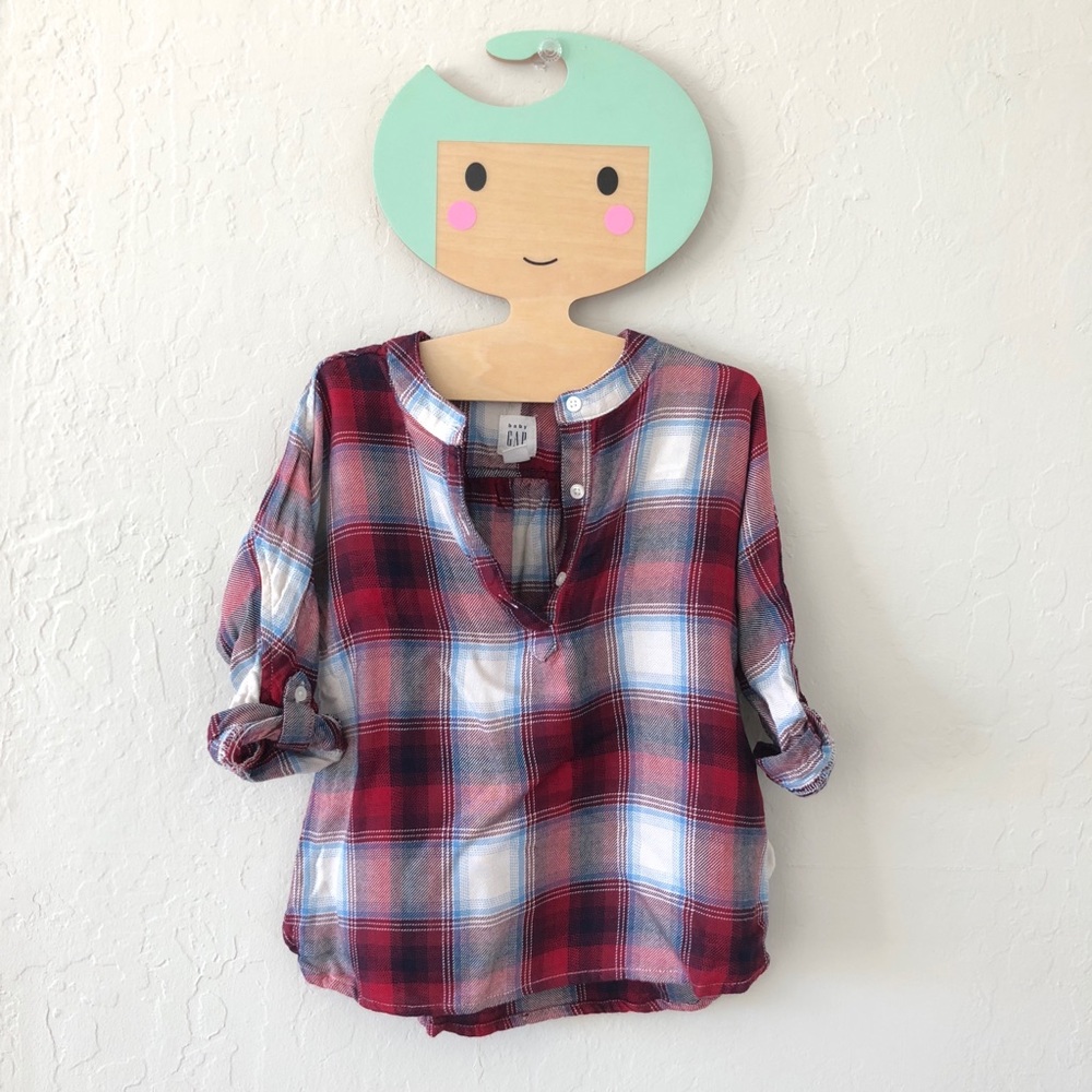 Gap Plaid Top